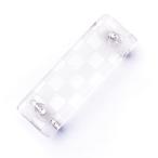 夏用高級帯留め花しおり着物帯飾りクリアーすりガラス58251爆買