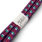 江戸組紐五嶋紐帯締め変わり三色縞紫