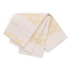 新品半幅帯麻の葉グラデーション