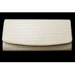 新作アイボリー色地クラッチバッグ 和装 着物 k45