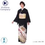 留袖レンタル 桂由美 花の訪れローズ 夏用 単衣 黒 mito-350G 高級 正絹 結婚式 人気