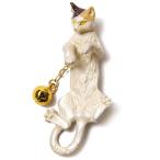  netsuke три шерсть кошка колокольчик украшение на оби ручная работа аксессуары для кимоно pyu-ta-SUU