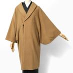 ロングコートキャメルベージュ無地ア...