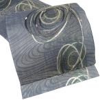 夏物 夏帯 袋帯 未使用 正絹 フォーマル 仕立て上がり 六通 西陣織 証紙付き 曲線模様 箔糸 鉛色 多色 金 きもの北條 A1270-10