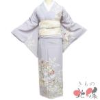 ショッピング着物 特選 訪問着 着物 未使用 正絹 袷 フォーマル 作家物 本加工 誰が袖  鶴 潤色 多色 金 身丈166cm 裄67cm L トール きもの北條 A1302-4