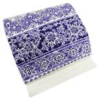 ＼ FINAL PRICE ／ 名古屋帯 なごや帯 中古 リサイクル 正絹 カジュアル 仕立て上がり 花模様 白色 紫色 きもの北條 A956-9