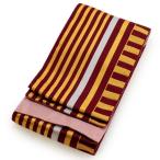 ショッピング浴衣 帯 浴衣 帯 レディース 単品 大人 リバーシブル 半幅帯 えんじ黄×白ストライプ 女性 浴衣帯 半巾帯 女性 和装帯 オリジナル