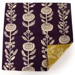 風呂敷 ふろしき 紫 からし色 菊 50cm リバーシブル 綿 日本製 かわいい おしゃれ 和 コットン ギフト プレゼント 両面 お弁当箱 エコ