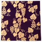 風呂敷 ふろしき 紫 緑 葡萄 105cm リバーシブル 綿 日本製 和 コットン ギフト プレゼント 両面 お弁当箱 エコ