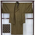 # соответствует рост 170cm передний и задний (до и после) [ б/у ] прекрасный товар джентльмен . дерево окраска подлинный Ooshima эпонж 9 maru ki ансамбль горчица Karashi & чай доказательство бумага нет (ok3229281-304rym)