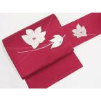  тканый (..). размер Nagoya obi дерево лотос *pa-plishu красный [ прекрасный товар ]