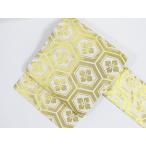  Nagoya obi .. черепаха . цветок . ткань .... Mai шт. Event и т.п. * белый золотой [ прекрасный товар ]