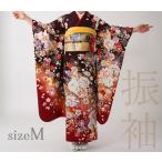 ショッピング足袋 振袖レンタル19点フルセット【Mサイズ/茶/あけぼの】足袋プレゼント 成人式 結婚式 お茶会 結納 振袖 着物レンタル  振袖フルセット 貸衣装