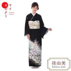  tomesode в аренду багряник японский . прекрасный цветок load высокий размер чёрный mito-351 30 плата 40 плата 50 плата высококлассный натуральный шелк популярный свадьба 