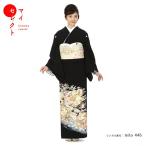  tomesode в аренду чёрный mito-446 40 плата 50 плата 60 плата высококлассный натуральный шелк популярный свадьба 