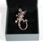 新品帯留浴衣トカゲラインストーンシ...