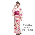  юката женский одиночный товар хлопок юката Sakura золотая рыбка pre ta юката ... хлопок женщина взрослый свободный размер x0477