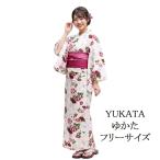  юката женский одиночный товар хлопок юката утро лицо Sakura pre ta юката ... хлопок женщина взрослый свободный размер x0481