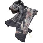 ゆかた 兵児帯 絞り 染め ラミーコットン グレー茶 男女兼用