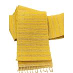 ゆかた 半巾帯 黄色 誉田屋源兵衛 黄色 芭蕉段織　送料込み 半幅帯 ゆかた帯 夏帯 芭蕉布