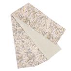 ショッピング浴衣 帯 半幅帯 浴衣帯 ゆかた帯 正絹 桐生織 生成り ベージュ 鳥獣戯画 和柄 リバーシブル お洒落 新品 細帯 日本製 カジュアル 小紋 No.10-5660