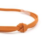 帯締め三分紐草木染角朝組橙色クラフ...