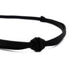 帯締め三分紐草木染角朝組黒クラフト...