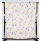 婦人用 浴衣 綿 黄色 朝顔 LY3010 新品 フリーサイズ 夏着物 レディース 6月7月8月9月シーズン 送料無料