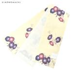 ショッピング浴衣 帯 （Prices down2）浴衣 帯 麻 半幅帯「オフホワイト　朝顔」 浴衣帯 夏帯 半巾帯ss2512oyk35