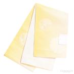 浴衣 帯 半幅帯 「黄色ぼかし地　雪輪に花」 大人 小袋帯 レディース 女性用 浴衣帯 半巾帯 半幅帯単品 (メール便不可)ss2206ohs10