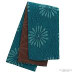 半幅帯 小袋帯 浴衣 帯 「菊　ふくれ織　青」 膨れ織り 半巾帯 リバーシブル レディース 女性用 浴衣や夏着物に 半幅帯単品 (メール便不可)＜H＞ss2512oyk15