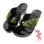 mizutori 下駄 レディース「hitete 6.5 きらめき KCB-23」みずとり 水鳥 女性下駄単品 日本製 足が痛くなりにくい 履き心地の良い下駄 女下駄(メール便不可)