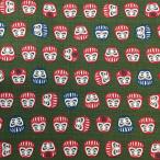 風呂敷 和柄 ふろしき 三巾 105×105cm だるま 福だるま ダルマ おしゃれ 緑 和装 和装小物 着物 きもの furoshiki