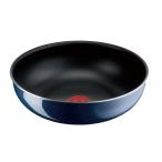 ショッピングインジニオ 【期間限定大特価】ティファール(T-FAL) L43719 インジニオ・ネオ ロイヤルブルー・インテンス ウォックパン 28cm【ガス火専用】