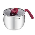 ショッピングティファール 【期間限定大特価】ティファール(T-FAL) オプティスペースIHステンレスマルチポット16cm ルージュ G74783【IH対応】