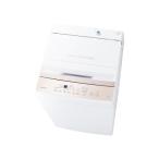 東芝 全自動洗濯機 洗濯：5.0kg 簡易乾燥 幅55.5cm Wシャワー洗浄 スピードコース 部屋干しモード AW-5GA4(W) ホワイト系