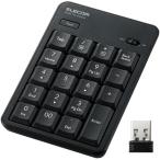 エレコム TK-TDM022SKBK テンキー ワイヤレス 無線 USB接続 抗菌 静音 メンブレン ブラック