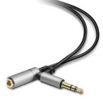  Elecom EHP-35ELN30SV наушники удлинение кабель 3m высококачественный звук супер высокая чистота OFC99.99% серебряный металлизированный защита серебряный 
