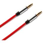 PGA PG-AUX10M12RD 3.5mm стерео Mini штекер AUX аудио кабель жесткий 1m Premium Style красный PGAUX10M12RD
