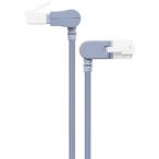  Elecom LD-GPATWV/BU30 LAN кабель Cat6A основа 3m тонкий вертикальный swing × ширина swing высокая скорость 10Gbps распорка коготь поломка предотвращение голубой 