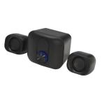 ナカバヤシ USP04BK コンパクト 2.1ch USBスピーカー サブウーファー搭載 ブラック