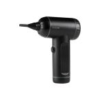 エレコム AD-ALC01BK エアダスター 電動 USB 充電式 吸引 噴射 ライト搭載 3段階風量調整 ノズル・ブラシ付属 ブラック
