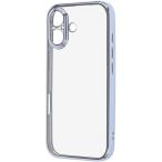 レイ・アウト iPhone17 ソフトケース 精密設計 フレームメッキ ／ ライトブルー RT-P52PFC2／LAM