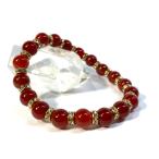 赤瑪瑙パワーストーンブレスレット天...