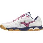 25.0cm Mizuno настольный теннис обувь ue-b медаль RISE 81GA211064 белый × розовый × темно-синий 