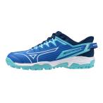 25.0cm Mizuno хоккей на траве обувь ue-b links 2 X1GA232001 голубой × белый × темно-синий 