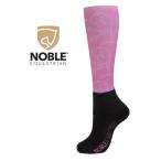 Noble E　ノーブル　ピンク　ライディングソックス　乗馬靴下　馬術