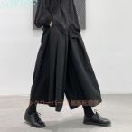  мужской широкий брюки hakama брюки большой размер гаучо брюки 9 минут длина женский hakama юбка способ s машина cho режим серия flare pants шаровары 