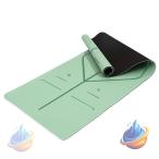 ヨガマット ピラティス 厚手 幅広 8ミリ 8mm マット 軽量 大判 トレーニングゾンチー ストレッチ 滑らない 撥水 大きめ 柔らかい 室内運動 省スペース 便利