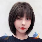 格安 ボブウィッグ 自然な人毛100%フ